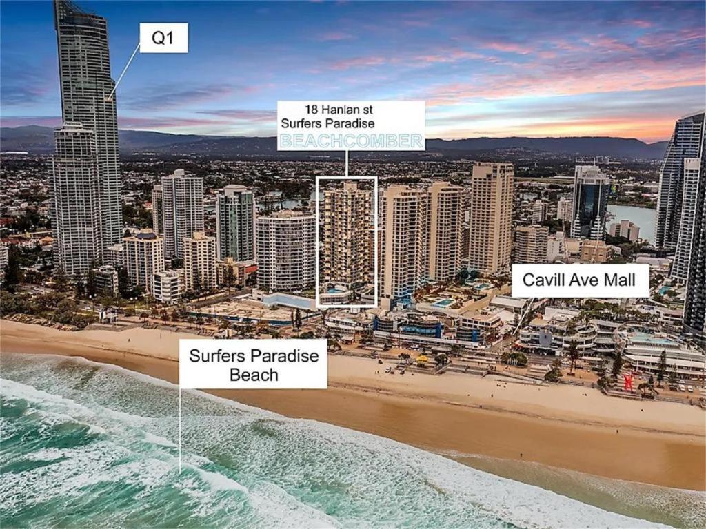 Beachside Apartment In The Heart Of Surfers Paradise - Free Parking Gold Coast Exteriér fotografie